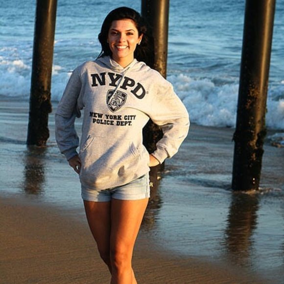 NYPD Tops - Gray NYPD Hooded Sweatshirt unisex hoodie NWT